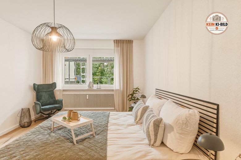 Provisionsfreie 2-Zimmer-Wohnung in Reutlingen – sofort verfügbar – Schlafzimmer