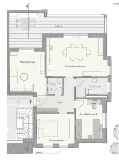 Moderne Wohlfühloase: Helle 3- bis 4-Zimmer-Obergeschosswohnung mit Balkon als Erstbezug – Foto 11