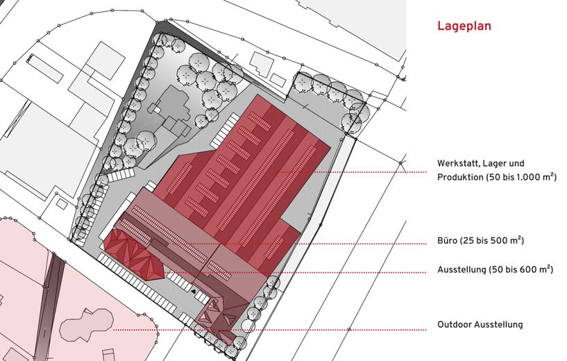 HDZ Handwerker- und Dienstleistungszentrum Lingen – Übersicht / Lageplan
