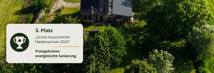 Historisches Landhaus in nahezu einzigartiger Alleinlage 
8.763 m² Grundstück | Energieklasse A – Luftbildaufnahme