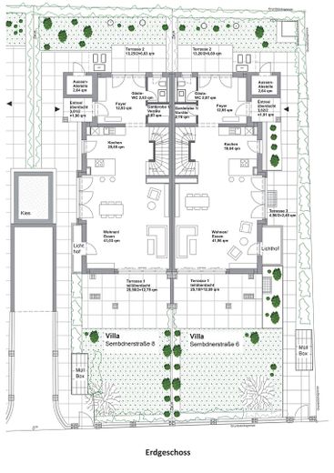 Komfortable idyllische Wohlfühloase / Erstbezug - fertiggestellt! – EG Sembdnerstr. 6 + 8