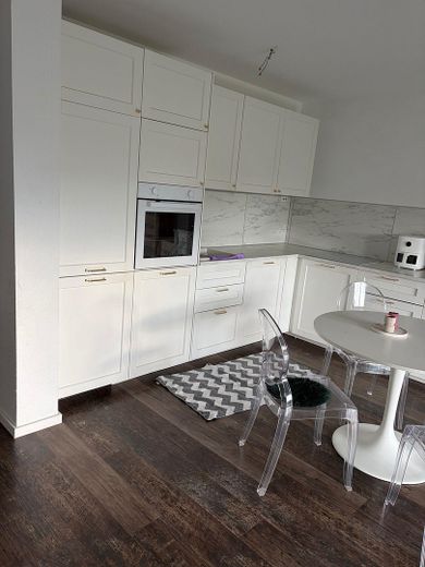 Küche im Wohn- Esszimmer