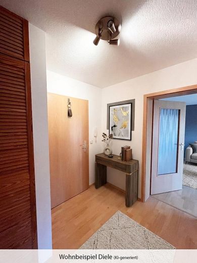 Helle Dachgeschosswohnung mit Loggia, Stellplatz und Wohlfühlfaktor in Langenzenn (VB) – Diele – Wohnbeispiel