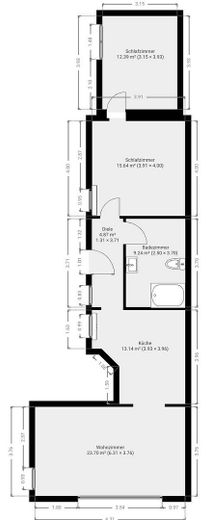 Großzügige 3-Zimmer-EG-Wohnung mit Renovierungsbonus – ideal für Handwerker / Eigenleistung – Foto 10