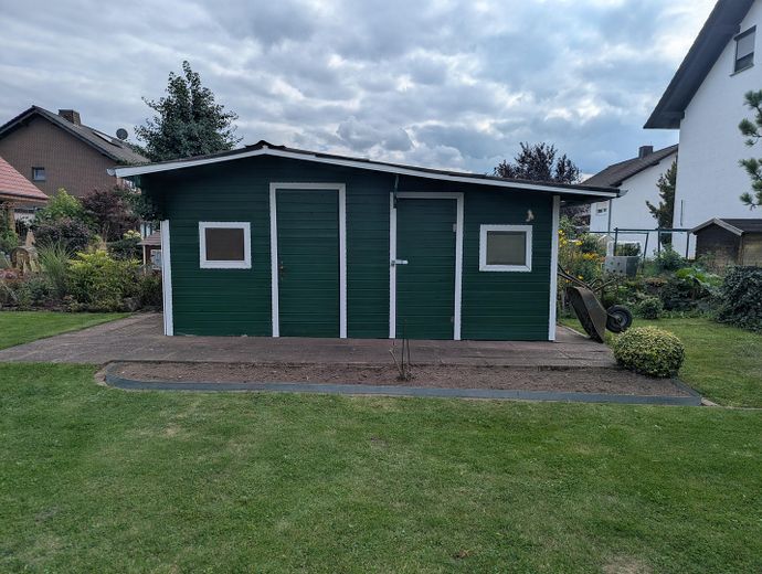 2 yaşam alanı, bahçe ve aile için bolca alan sunan geniş iki ailelik ev – Gartenhütte 2