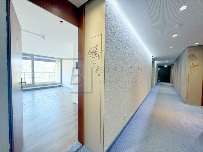 Kompaktes Mikro-Apartment mit Balkon in direkter Nähe AlbThermen Bad Urach – Flur