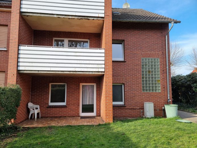 Gartenblick vom Balkon 