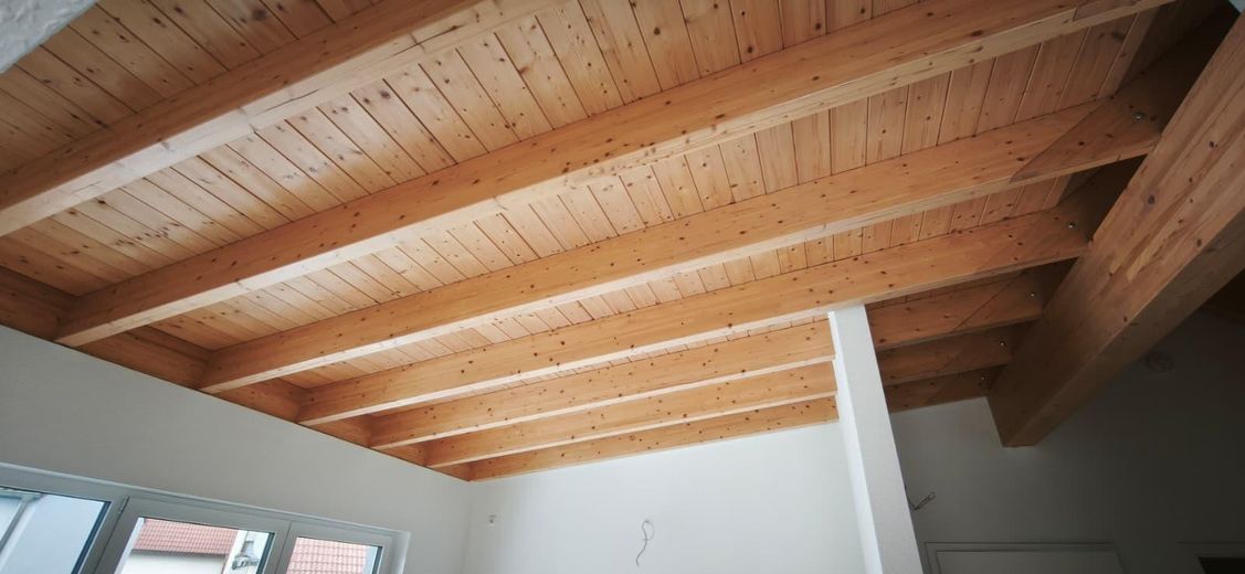 Bright 3-room top-floor new-build apartment with a great view – Holzdecke WZ