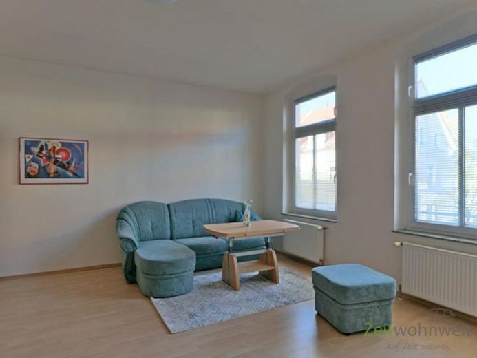(EF0864_M) Zwickau: Pölbitz, möblierte, ruhige 2-Raumwohnung in zentrumsnaher Seitenstraße, WLAN und Waschmaschine – Foto 1