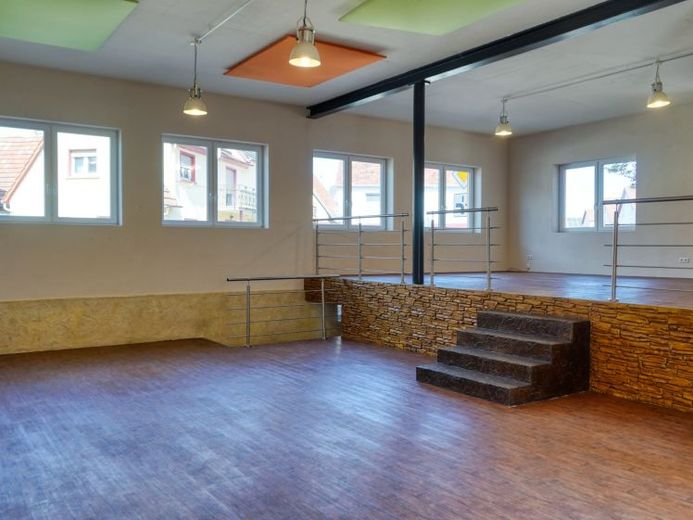 Rheinzabern: Gewerbefläche im EG, vermietete Wohnung im DG, kein Garten – Foto 1
