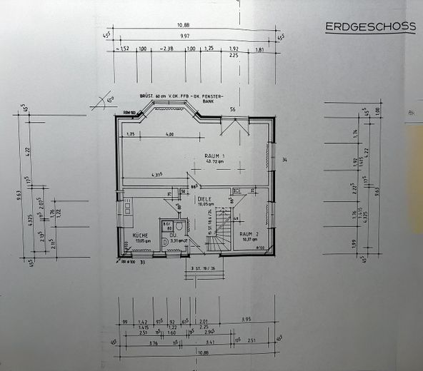 Erdgeschoß Grundriss