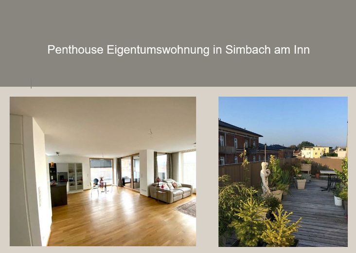 Penthouse Eigentumswohnung in Simbach am Inn – Titelbild