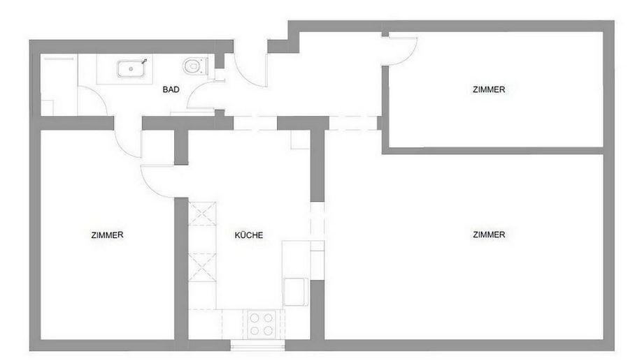 Exklusive, kernsanierte 3-Zimmer-Wohnung im Lehenviertel – Foto 1