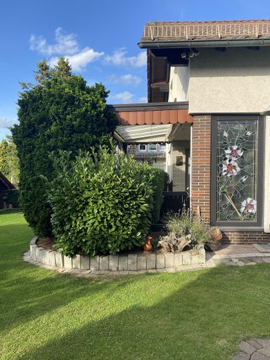 Terasse mit Glasdach