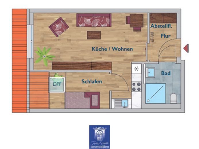 Individuelle Dachwohnung mit hochwertiger Ausstattung im Neubau! EBK, Lift! – फोटो 1