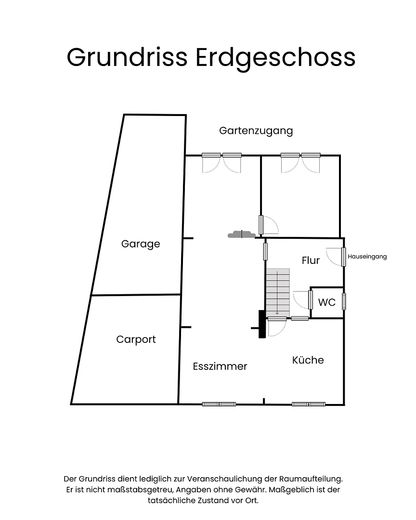 OHNE MAKLER! Freistehendes EFH auf 1.416 m² – seltenes Grundstück in zentraler Lage von Hennef – Erdgeschoss