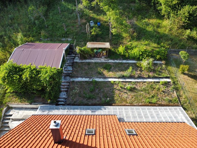 Anbau, Garten und Gartenhaus