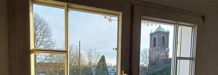 Ausblick auf die Dachterrasse