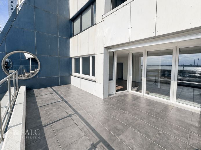 Top Lage direkt an der Weser - Penthouse-Feeling zum verlieben! – Eine Terrasse zum ausspannen und genießen!