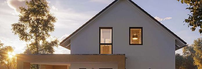 niente sensazione di casa a schiera: casa di 112 m² su 400 m² di terreno di proprietà