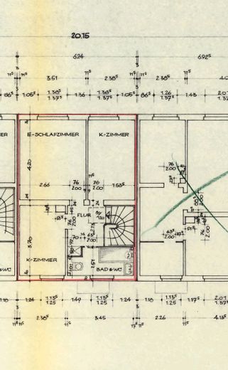 Modern saniertes Reihenhaus mit Garten in Wiesbaden-Südost – Grundriss OG