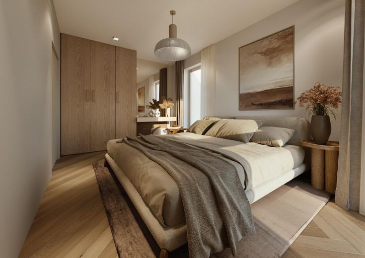 Elegant und modern, ihr Wohnglück mit eigenem Garten – Schlafzimmer