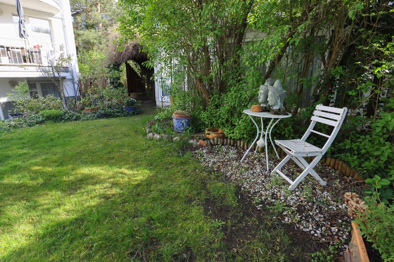 Maisonette-Perle in Stadtvilla – Hinterer Garten