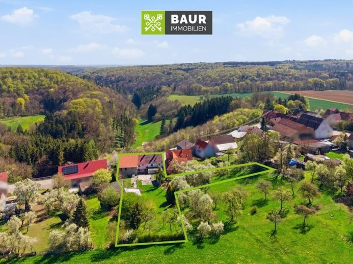 360° | Über 2.400 m² Grundstück bei Ehingen - Haus mit Scheune – फोटो 1