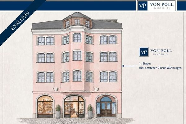 Neubaukomfort im denkmalgeschützten Patrizierhaus – exklusive Wohnung mit Terrasse