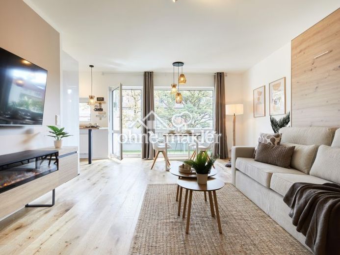 Top renoviertes und vollständig eingerichtetes Apartment in bester Schwabinger Lage - provisionsfrei – Foto 1