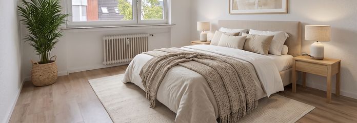Kaufen ohne Eigenkapital - Sofort bezugsfertig - 2 Zimmer Wohnung mit Aufzug – Schlafzimmer