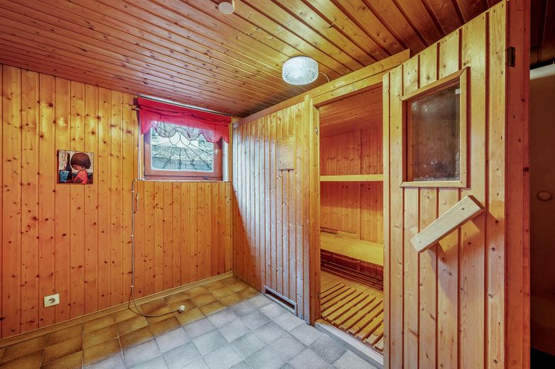 Sauna im Keller
