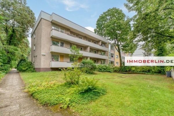 IMMOBERLIN.DE - Komfortable Wohnung mit Südwestbalkon nahe Steglitzer Schloßstraße