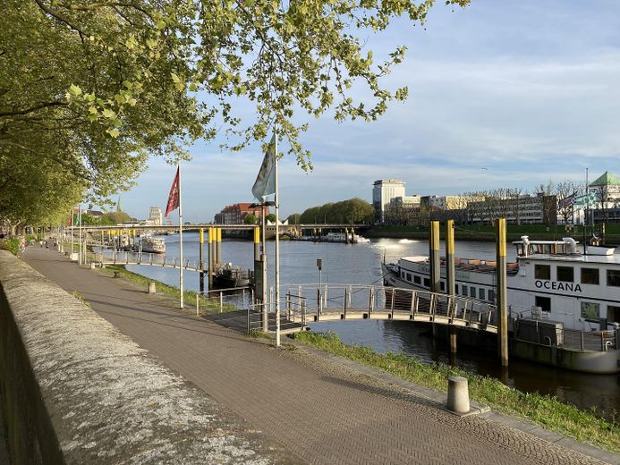 Appartamento esclusivo * Vista sulle fortificazioni verdi * Abitare tra le fortificazioni e il Weser – Weser Schlachte