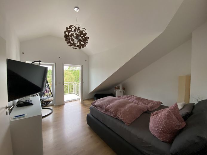 ETW Limburgerhof mit unverbaubarem Ausblick – Schlafzimmer