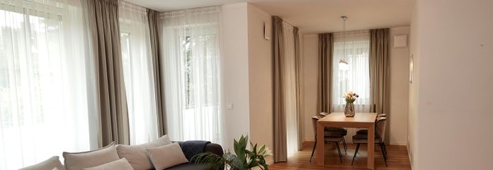 Lichtdurchflutete 3‑Zimmer‑Wohnung in begehrter Lage – Wohnzimmer