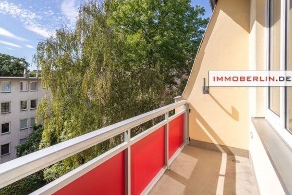 IMMOBERLIN.DE - Jasne mieszkanie z balkonem od strony południowo-zachodniej w pobliżu Haweli i Starego Miasta w Spandau
