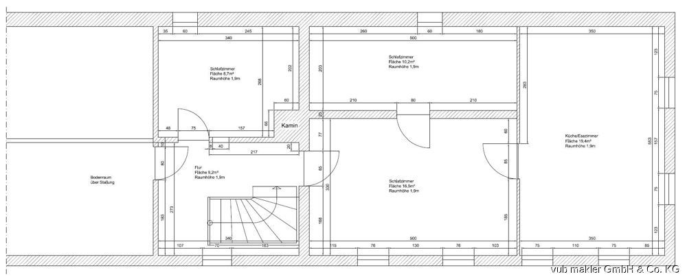Anwesen mit Geschichte, Seele und Entwicklungspotenzial in Dörnthal – VUB0002469 Grundriss EG