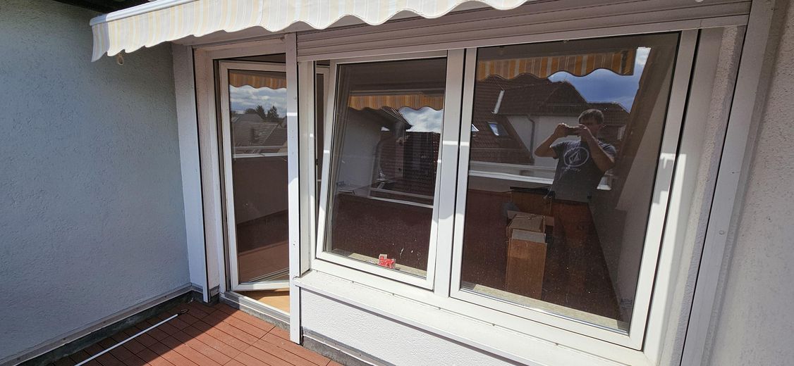 Helle, frisch renovierte 2 Zimmer Wohnung mit Süd-West Balkon in Lampertheim zu vermieten – Loggia