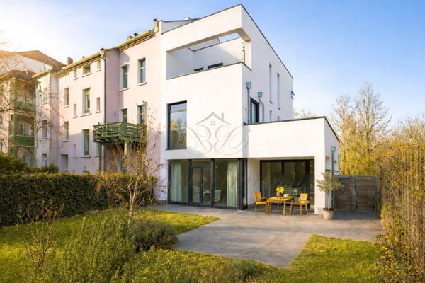 Hochwertiges Architektenhaus mit Kamin & puristischer Designlinie in urbaner Lage Leipzig Ost