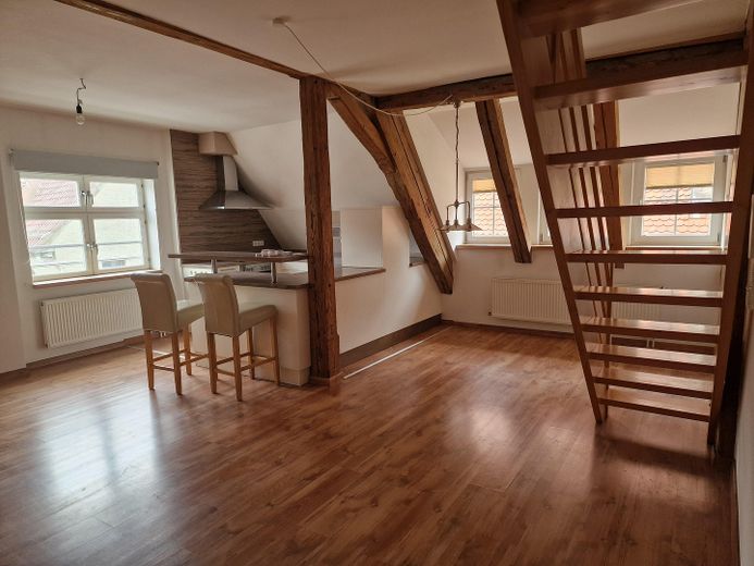 Traumhafte Altbau-Wohnung in ISNY/Allgäu - Stadtwohnung , ruhig – Wohn/Essbereich