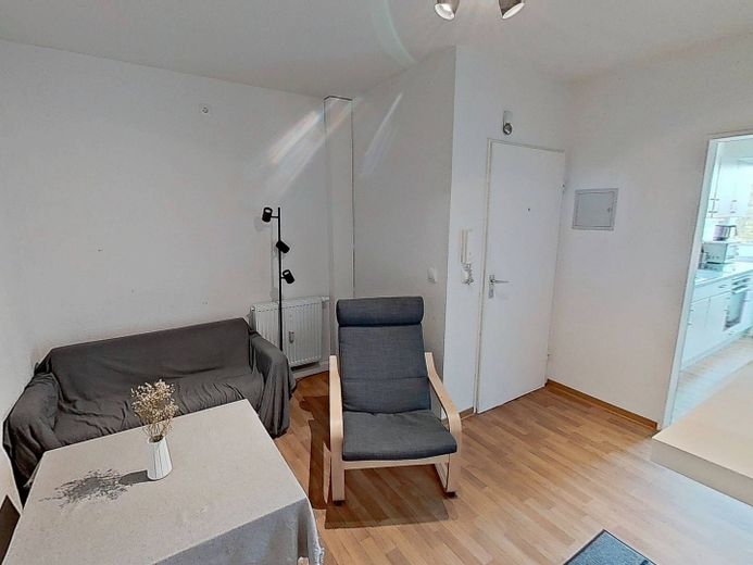 Helles WG-Zimmer in 3er-WG in Münster-Kinderhaus – Ansicht II: Flur mit Gemeinsc…