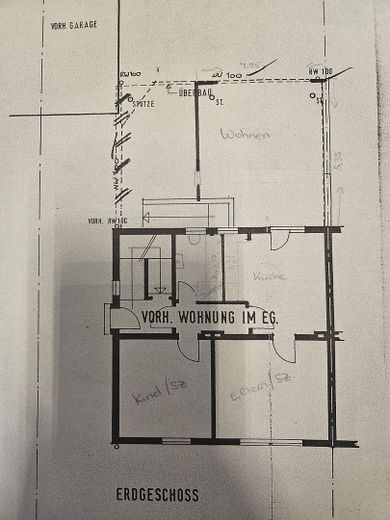 RESERVIERT! - Provisionsfrei: Gepflegtes Zweifamilienhaus mit Gartenparadies in Top-Lage (Köln/Bonn) – Grundriss EG