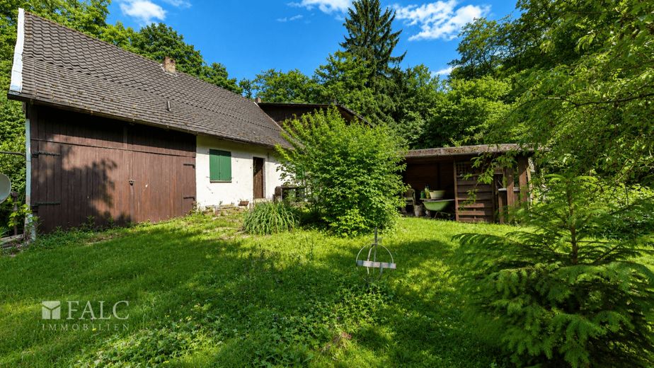Fachwerkhaus mit Charme - Doppelhaushälfte zur individuellen Gestaltung – Garten