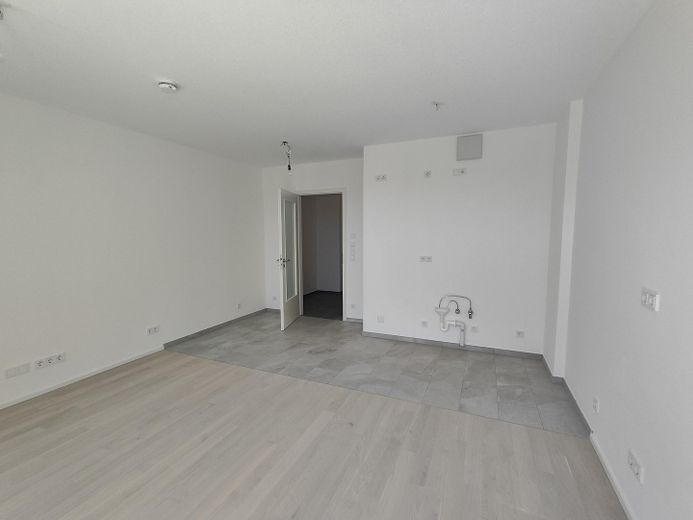 Prima occupazione: nuovo appartamento di 1 locale con cucina attrezzata, balcone esposto a sud e vista sul parco, vicino alla metropolitana e alla S-Bahn di Feldmoching – Foto 9