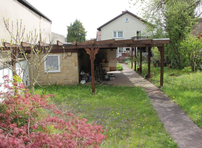 Blick vom hinteren Garten