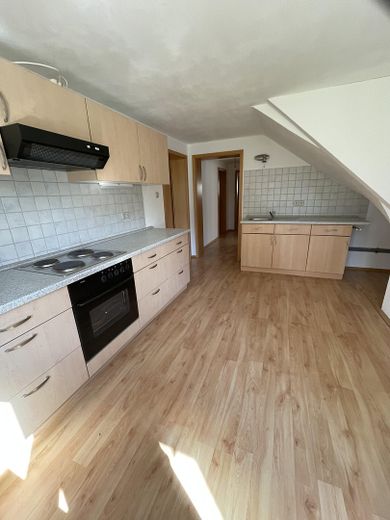 Küche, mit Einbauküche 