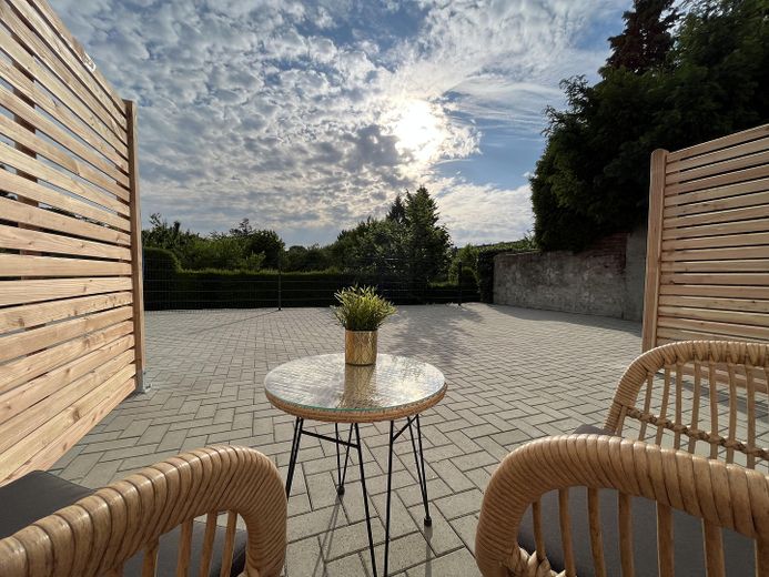 private Terrasse im Innenhof