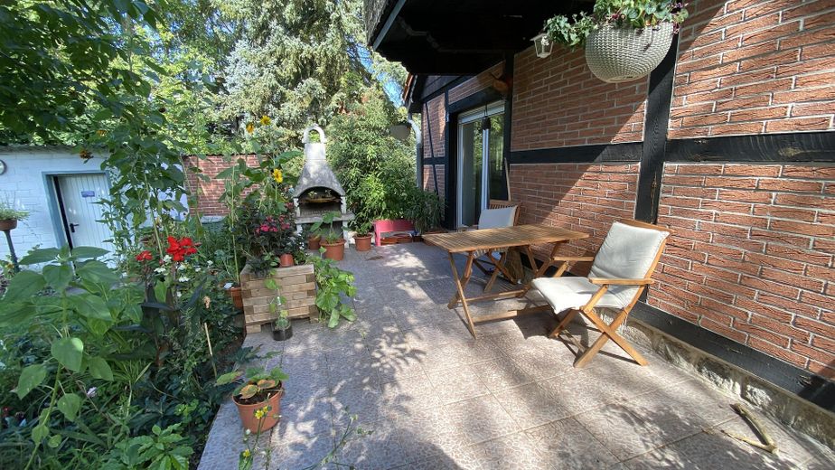 Provisionsfrei: Freistehendes Zweifamilienhaus im grünen Berlin-Heiligensee – Terrasse EG