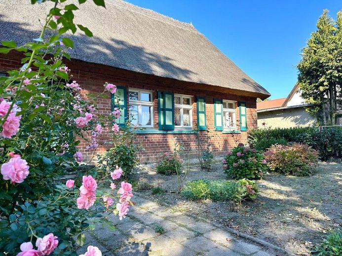 HORN IMMOBILIEN ++ charmantes Reetdachhaus mit Nebengebäude und schönem Grundstück – Details